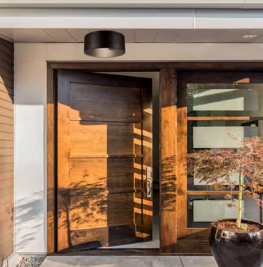 Exterior entry down-light option