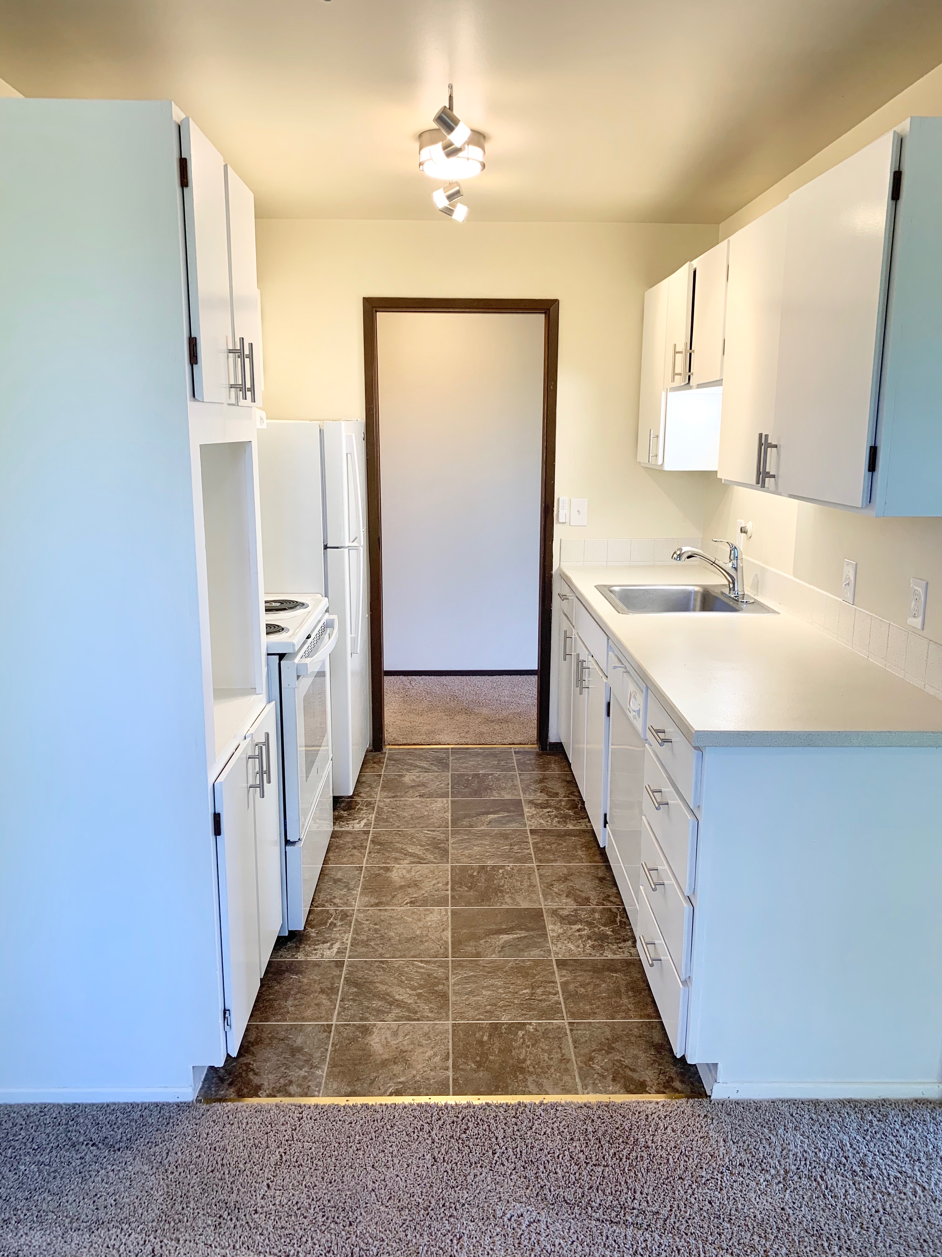 Unit kitchen before renovation
